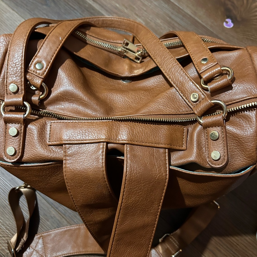Brown Leather Handbag